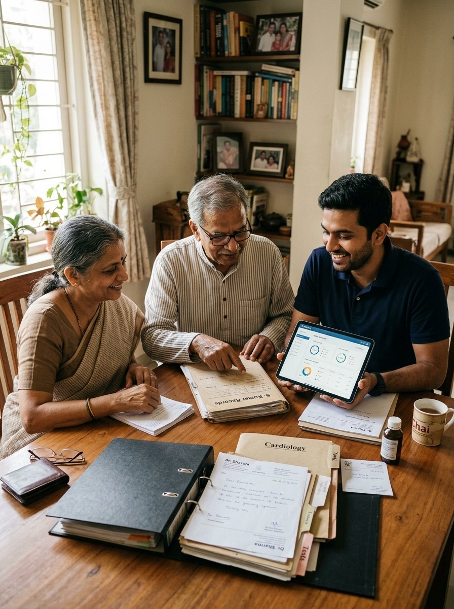 Organise family health records