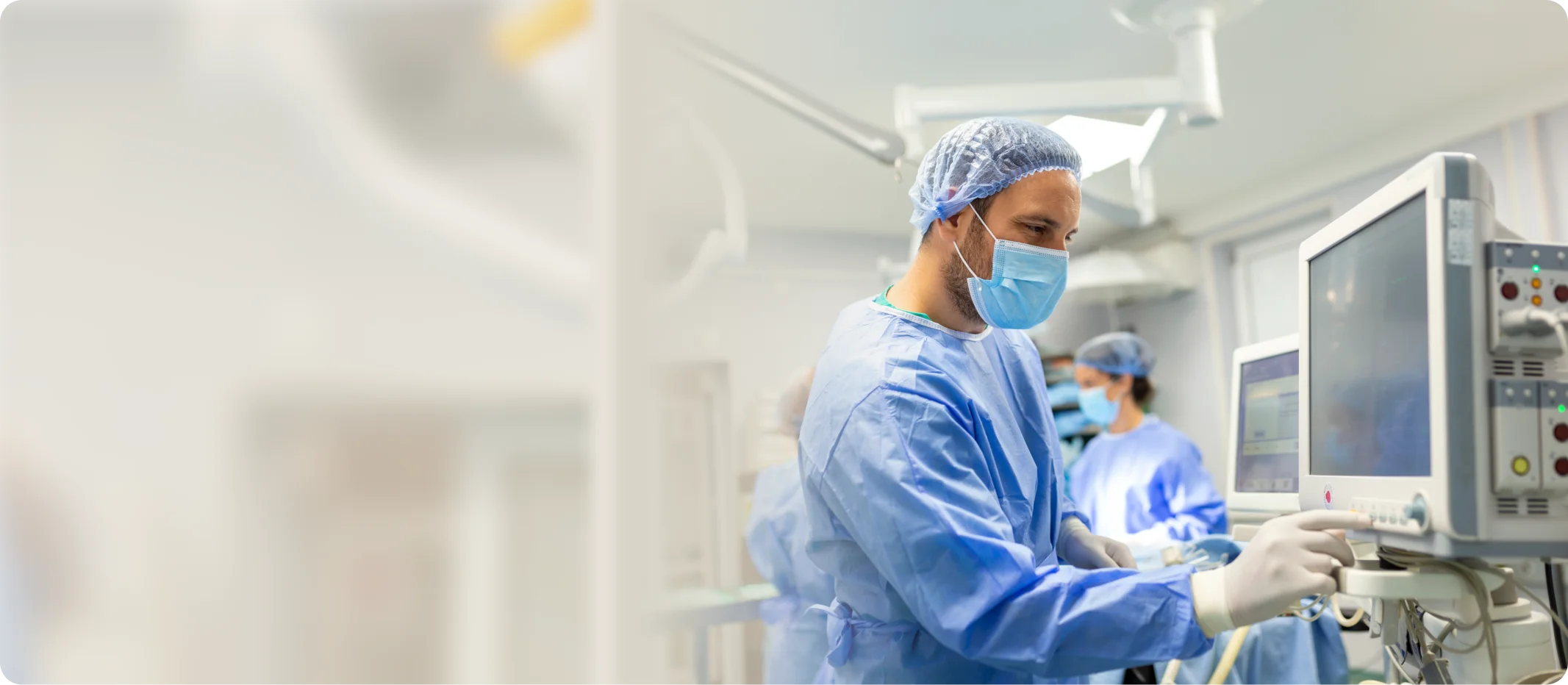 Healthcare professionals providing clinical care